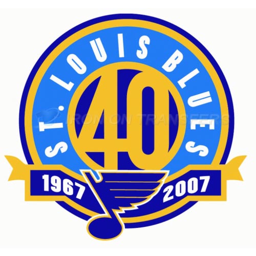 St.Louis Blues Iron-on Stickers (Heat Transfers)NO.325